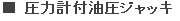 圧力計付油圧ジャッキ